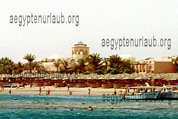 Beach Resort in Hurghada am Roten Meer in Ägypten