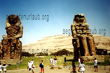Memnonskolosse in Theben- West, Ägypten 2002