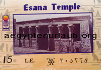 Unserer Eintrittskarte zum Esana Tempel.