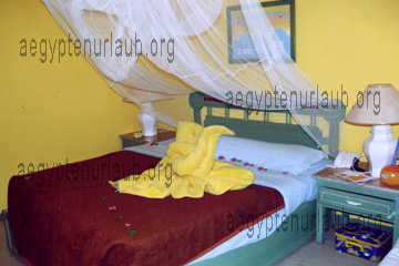 Unser Hotelzimmer im Giftun Azur Resort in Hurghada , Rotes Meer, Ägypten