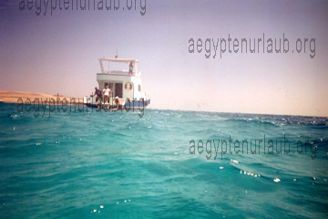 Schnorchel- Ausflugsboot am Roten Meer, Ägypten