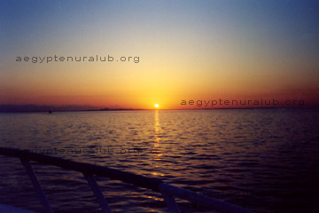 Sonnenuntergang, Makadi Bay in Ägypten