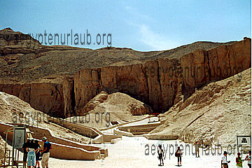 Das berühmte Tal der Könige in Ägypten